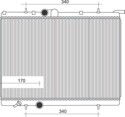 MAGNETI MARELLI Radiators, Motora dzesēšanas sistēma 350213107900